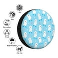 thumbnail image 4 of Bingfone Skating Poodle Fun for Spare Tire Cover Weatherproof Universal Wheel Protectors for RV Camper Travel Trailer SUV Truck-17 inch, 4 of 6