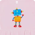 thumbnail image 4 of Inktastic Cute Robot, Colorful Robot, Funny Robot, Robotics Girls Toddler Dress, 4 of 5