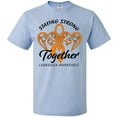 thumbnail image 3 of Inktastic Leukemia Awareness Staying Strong Together and Orange Ribbon T-Shirt, 3 of 5
