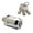 Silver, variant on WEIOUKC Roll-Up Door Cylinder Lock,Heavy-Duty Cam Lock Cylinder with Keys, Brass Pin Tumbler Locker Lock for Metal Cabinets, Toolboxes & Mailboxes, Easy Install