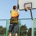 thumbnail image 5 of Honeii Oil Painting Style Pasture Cow print basktball shirt for men and women, Unisex basketball jersey for Theme party-4X-Large, 5 of 6