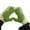 A-Green309, variant on Yuanlong Womens Gloves Bear Paw Printed Flip Cover Cartoon Mittens Winter Cute Thermal Handwear Fingerless Gloves
