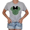 thumbnail image 2 of Leopard Minnie Cheetah Shirt - Animal Kingdom Safari Shirt - Casual Short Sleeve (Shamrock Gray, 3X Large), 2 of 7