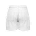 thumbnail image 6 of Women's High Waisted Denim Shorts with Patch Pockets Casual, 6 of 8