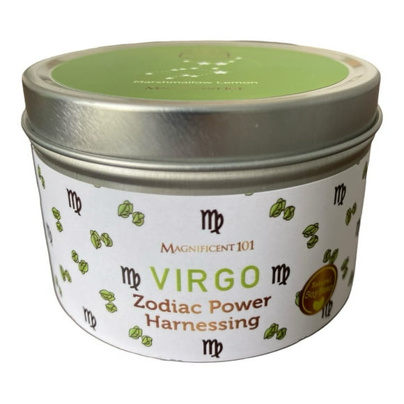 Vela Aromaterapia Magnificent 101 Zodiaco Virgo para Buen Uso del Poder
