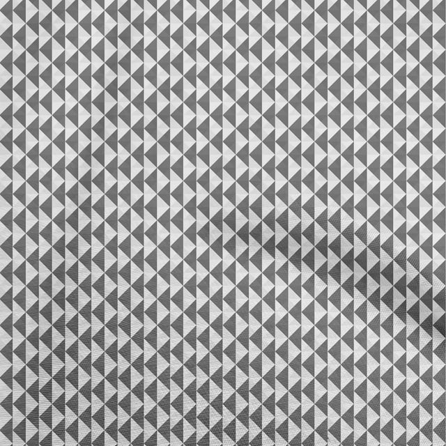 oneOone Cotton Flex Gray Fabric Geometric Sewing Craft Projects Fabric Prints By Yard 40 Inch Wide