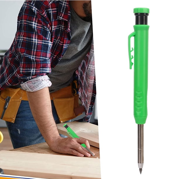 Kit de Lápices de Carpintería, Kit de Lápices de Carpinero A Prueba de Polvo Construido para Madera