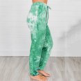 thumbnail image 4 of Gibobby pantalones anchos mujer Pantalones de algodón Casual Pantalones Tinte Mid cintura derecho pantalón Pocket Pantalones sueltos (Verde, M), 4 of 5