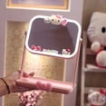 thumbnail image 4 of Kawaii Sanrio Hello Kitty Led Mirror Anime Figure Intelligent Desktop Single Sided Portable Fill Light Vanity Mirror Girl Gift, 4 of 16