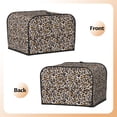 thumbnail image 3 of Pofeuu Leopard Print Toaster Cover 4 Slice, Bread Dust Cover & Fingerprint Protection, Kitchen Small Appliance Covers(Toaster Cover), 3 of 7