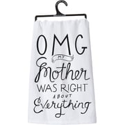 OMG Mom Was Right, Dish Dry Towel, Mother's Day Gift, Funny Mother Saying
