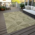 thumbnail image 6 of Addison Rugs Chantille Indoor/Outdoor Transitional Geometric Khaki Washable Rectangle Rug, 9' x 12', 6 of 6