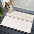 thumbnail image 4 of Khaki Linear Entryway Rug 2'x3' Minimalist Boho Cream Beige Stripes Farmhouse Small Area Rug Non-Slip Front Door Mat Washable Floor Carpet for Indoor Entrance Kitchen Bathroom, 4 of 9