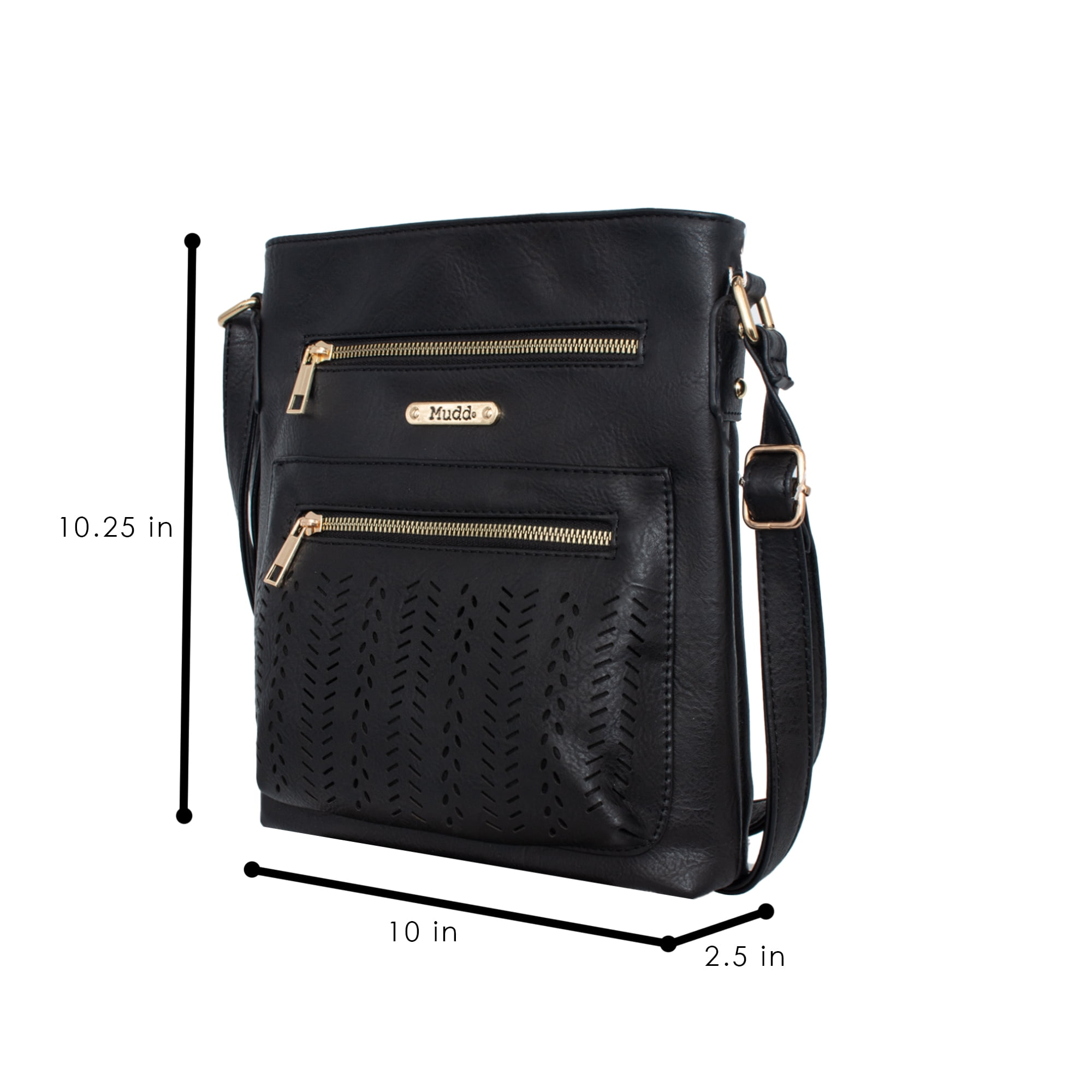 ◆MUCENT◆ Cav Big Eyelet Leather Mini Bag Unisex P00000WC Leather crossbody bag “ZENNA” – June9Concept