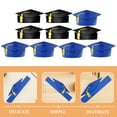 thumbnail image 3 of 10pcs Paper Graduation Caps Graduación Hats Propiedades de fotos Favores de fiesta de graduación, 3 of 8