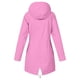 thumbnail image 3 of Puntoco Chaqueta sólida informal para mujer, abrigo suelto a prueba de viento con capucha de talla grande para exteriores Puntoco Puntoco-2174, 3 of 4