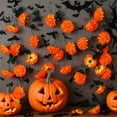 thumbnail image 2 of RuiJiao Halloween Day of the Dead Plastic Fake Flower Rattan Sticks, Multicolor 290cm Wreath for Mantel, Staircase and Table Decorations, 2 of 8