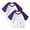 Purple, variant on Zwiiyzr 2 Pack Toddler Girls Boys Shirts 2-12 Years Short Sleeve Color Block Shirts Kids T Shirts Cotton Basic Tees Girls Summer Tops T-Shirts Green