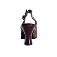 thumbnail image 4 of PEERAGE River Women's Wide Width Leather Open-Toe Dress Sandals BROWN 9, 4 of 6