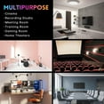 thumbnail image 6 of INTIGE 12-Pack Hexagon Sound Acoustic Panels, 14" x 12" x 0.4", High Density Soundproof Panel, White, 6 of 7