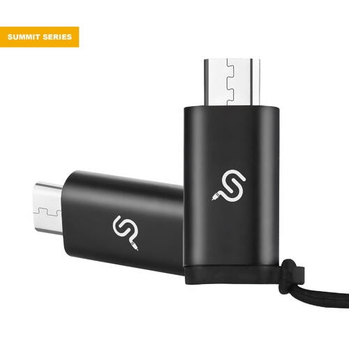 Summit Series USB 2.0 Type C Female to Micro B Male Converter, Pack of 2 - PrimeCables