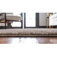thumbnail image 5 of Rugs.com Lattice Shag Collection Rug – 6 Ft Runner Beige Shag Rug Perfect For Hallways, Entryways, 5 of 9