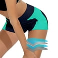 thumbnail image 4 of Swim Shorts for Women High Waisted Board Shorts Tummy Control Bikini Bottoms Quick-Dry Boyshorts Layered Athletic Swimwear Bottom, 4 of 4