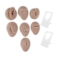 thumbnail image 3 of MERIGLARE Body Part Model Flexible for Jewelry Display Teaching Tool Piercing Practice dark skin, 3 of 9