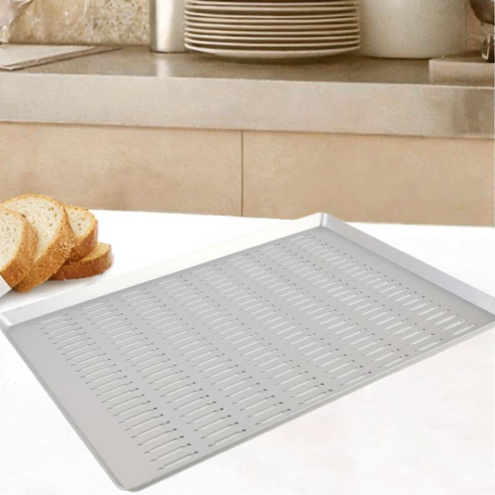 Fiocias Perforated Sheet Pan Baking Tray Bakeware Baking Tool Cookie Sheet Pizza Crisper Style B