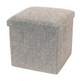 thumbnail image 1 of Storage Box Strong Load Bearing Capacity Foldable Fabric Versatile Storage Ottomans Cube Seat For Home Qinhai, 1 of 5
