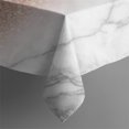 thumbnail image 4 of Pink Glitter White Marble Pattern Rectangle Tablecloth 60"x102",Waterproof Polyester Rectangle Table Cloth, Wipeable Spillproof Polyester Tablecloth for Dining, Camping, Indoor and Outdoor, 4 of 6