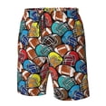thumbnail image 5 of Naloa American Football Men's Beach Shorts, Surfing shorts, Swim trunks, Quick Dry Swim Trunks for Surfing Beach Fun - 3X-Large, 5 of 9