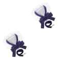 thumbnail image 1 of Billuyoard Arnés para mascotas Bowknot Collar con estampado de encaje Caminar al aire libre Moda Correa para el pecho Correa Suministros Azul M 2piezas, 1 of 6