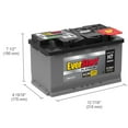EverStart Platinum AGM Automotive Battery, Group Size H7 / LN4 / 94R 12 Volt, 850 CCA 140 RC