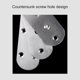 thumbnail image 4 of 10 Pcs Stainless Steel Flat Straight Brace Brackets Mending Repair Plates Fixing Connector SNO88, 4 of 5