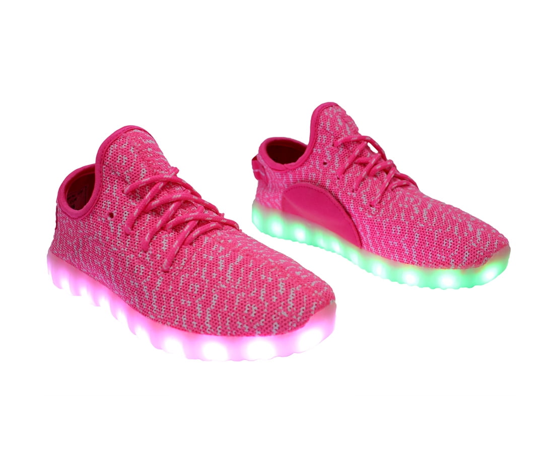 pink led shoes