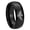 Black High Polish, variant on Heroes Zelda Triforce Step Edge Black And Gold Tungsten Ring 10MM