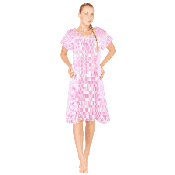 JEFFRICO Womens Nightgowns Sleepwear Soft Pajama Dress Nightshirts