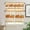 Thanksgivingyku9702, variant on 3 Piece Curtains Tiers and Valances Set, Christmas Poinsettia Flower Pine Cones Eucalyptus Leaf Winter Snowflake Gray Rod Pocket Short Window Treatment Curtains Panel and Valance for Bathroom Kitchen