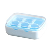 Weloille Ice Cube Tray 1 Piece, Household Self-Made Ice Cube Maker, Home Use Ice Tray with Lid for Drinks and Cocktails