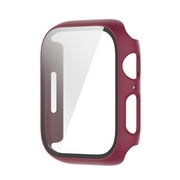 PIX-LINK case For Apple Watch Series 7 For Watch Series 7 IWatch Case Anti-scratch Plating PC Screen Protective Film For Watch Series 7 IWatch Case Cover