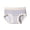 Purple, variant on Bikini Panties for Womens Comfort Stretchy Color Block Mid Waisted Underwear Breathable Full Coverage No Show High-Cut Hipster Briefs