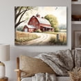 thumbnail image 2 of Designart Charming Barn And Path IV Canvas Wall Art, 2 of 5