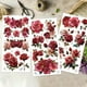 thumbnail image 4 of Juego de 3 calcomanías de rosas rojas para muebles y manualidades, 6x12 pulgadas, calcomanías de mariposas para muebles, pegatinas de rosas rosas para transferir., 4 of 9