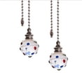 thumbnail image 3 of 2pcs Fan Light Chain Stainless Steel Pull Chain Extension Decorative Hanging Crystal Ball Line, 3 of 7
