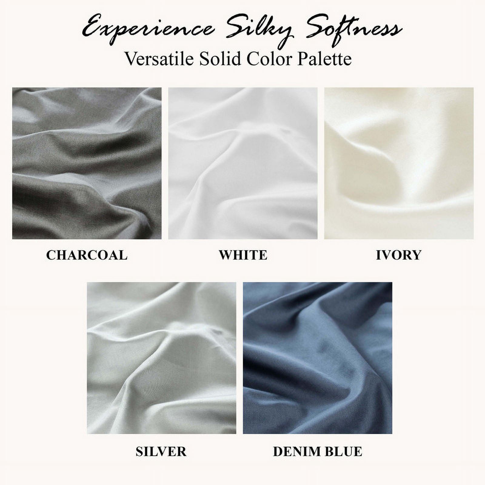 Superior Apus 100% Cotton 15" Deep Pocket Sheet Set, King, Grey