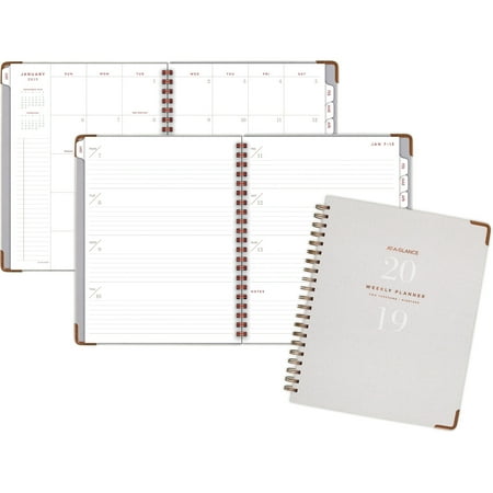 - At-A-Glance, AAGYP90512, Signature Collection Hardcover Weekly/Monthly Planner, Gray, 1 Each, Gray