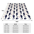 thumbnail image 3 of Sikiie Seahorses and Hearts Ultra-Soft Micro flannel Blanket Luxury All Seasons Warm Blanket for Bedding Sofa and Travel (4 sizes)-40"x30", 3 of 7