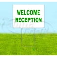 thumbnail image 1 of Welcome Reception (18" x 24") Yard Sign, Includes Metal Step Stake, 1 of 6