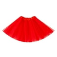 thumbnail image 3 of WMQPNNS Tutu Skirts for Girls Multilayers Puffy Elastic Tutu Skirts Tutus for Girls Tulles Ballet Dress Christmas Costume(Size One Size, Red), 3 of 4